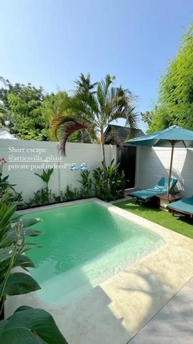 Atties Villa Gili Islands Exterior photo
