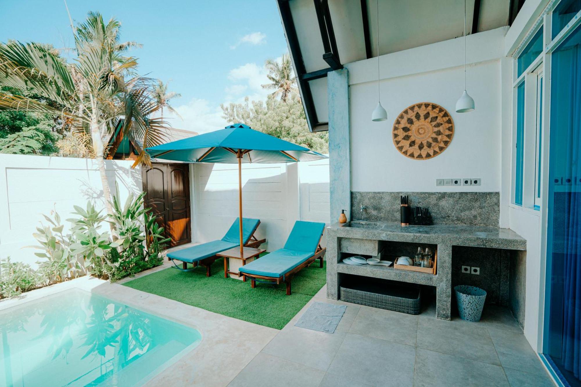 Atties Villa Gili Islands Exterior photo